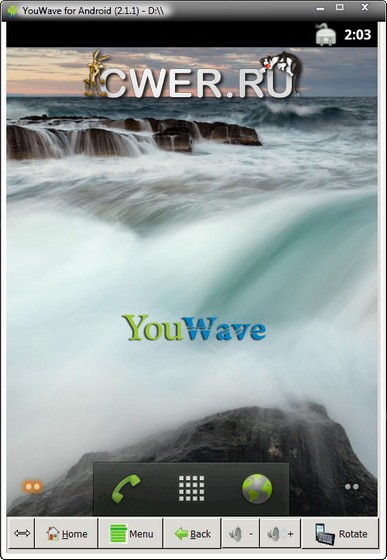 YouWave for Android 2.1.1