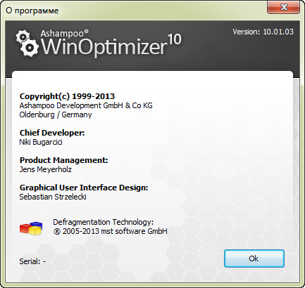 Ashampoo WinOptimizer 10.01.03