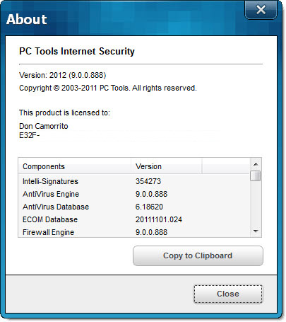 Internet Security 2012 9.0.0.888