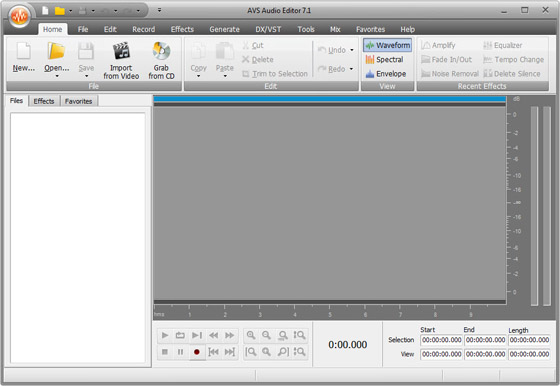 Portable AVS Audio Editor 7.1.3.444