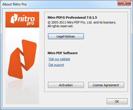 Nitro PDF Professional 7.0.1.5